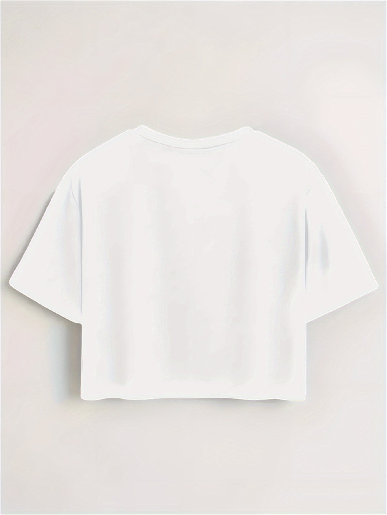 Kurzarm-T-Shirt mit verspieltem Pfotenabdruck