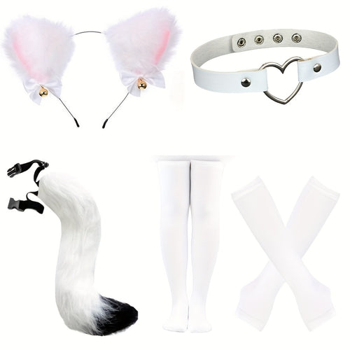 5-teiliges Katzen Cosplay-Set