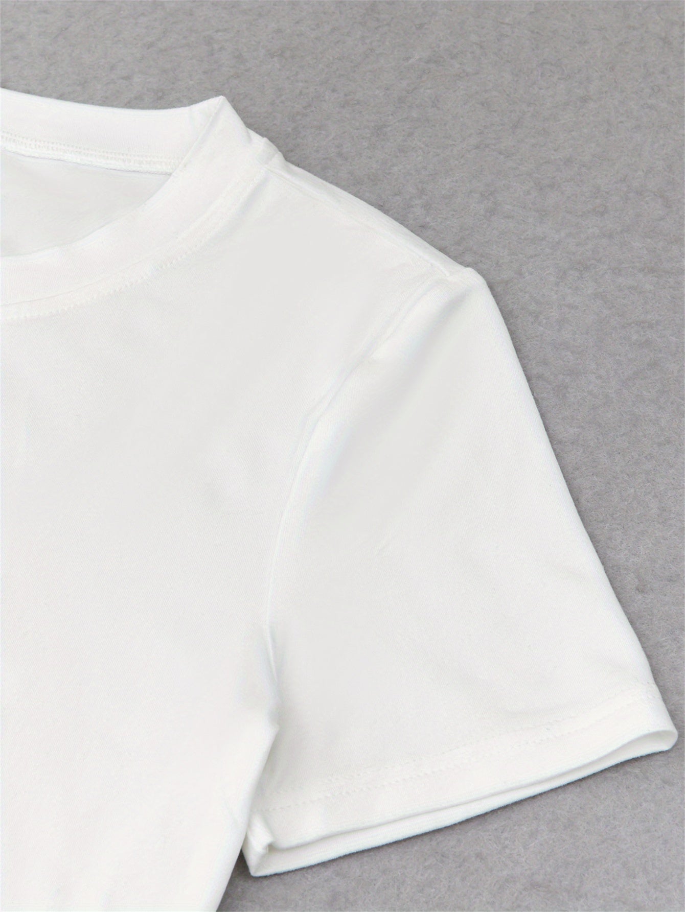 Kurzarm-T-Shirt mit verspieltem Pfotenabdruck