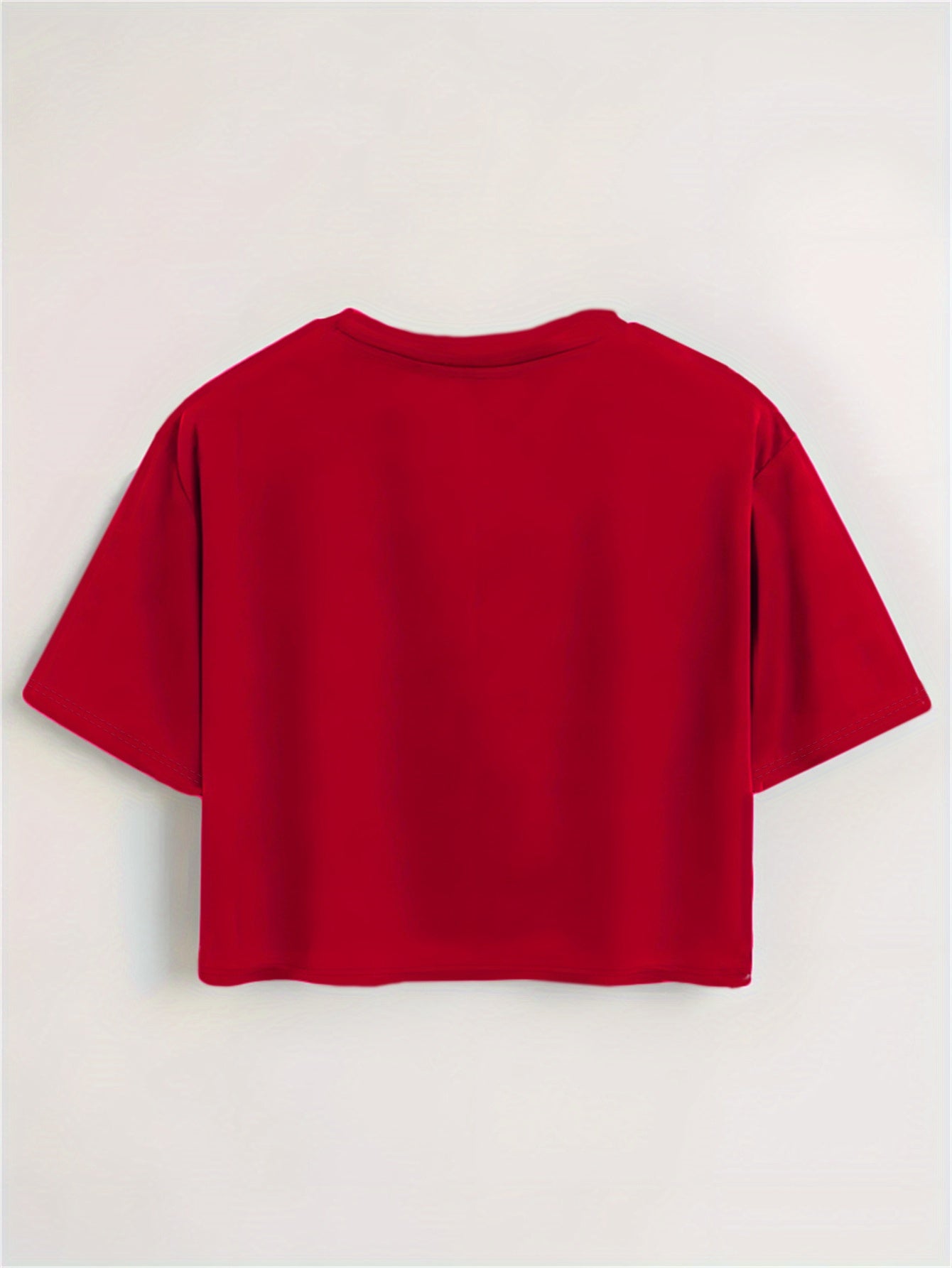 Kurzarm-T-Shirt mit verspieltem Pfotenabdruck