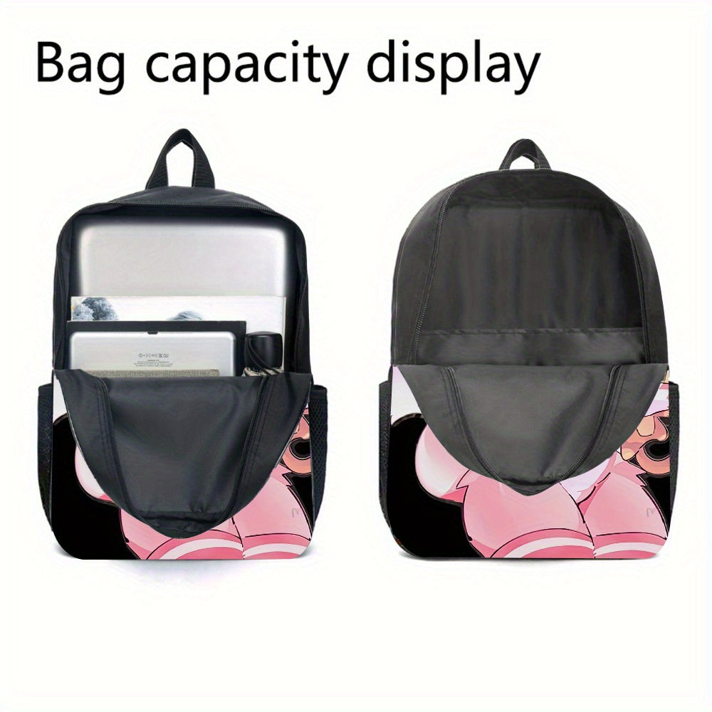 3er-Set Rucksack mit charmanten Kätzchen-Motiven