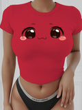 Sexy Bauchfreies T-Shirt