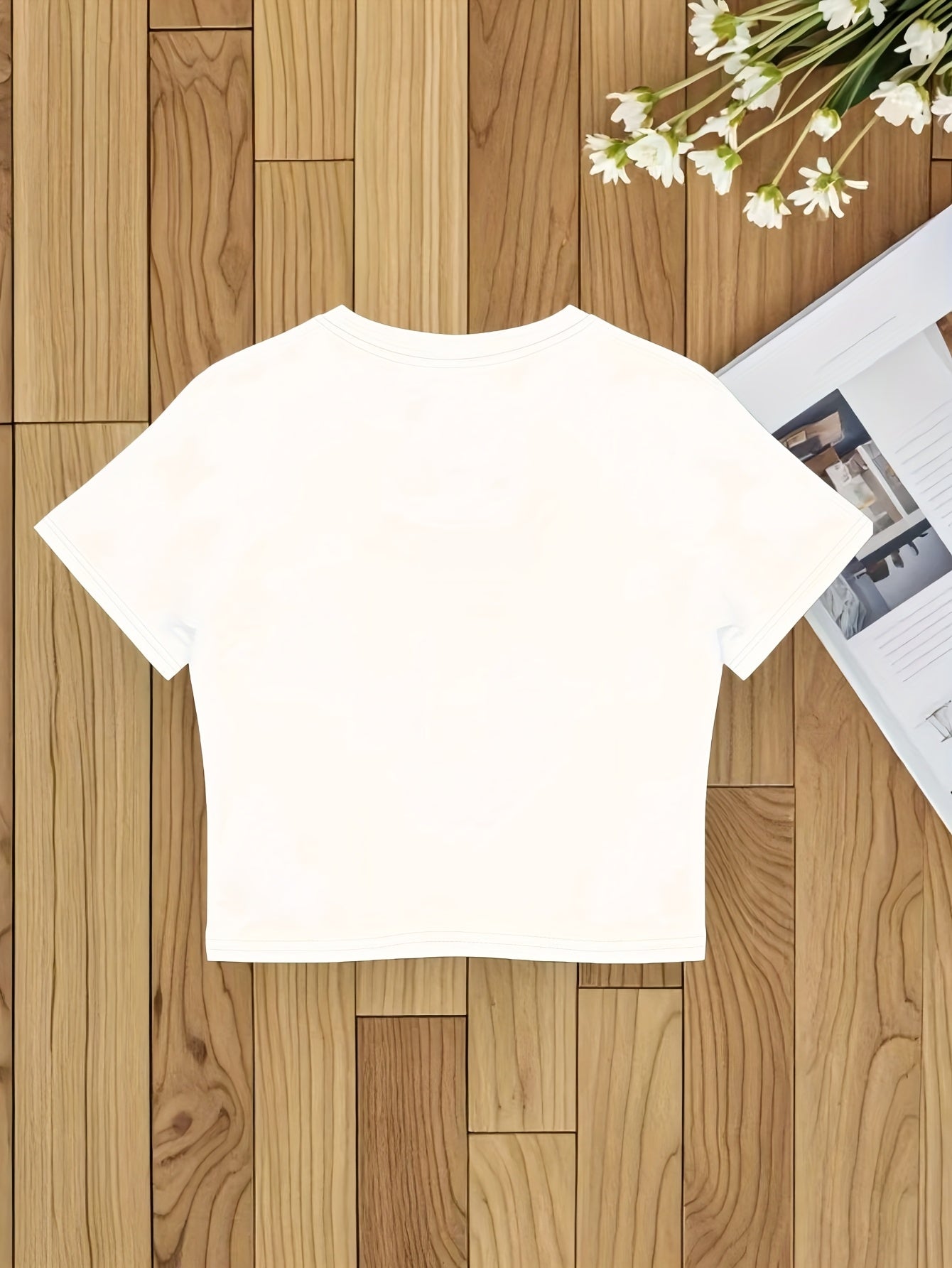 Sexy Bauchfreies T-Shirt