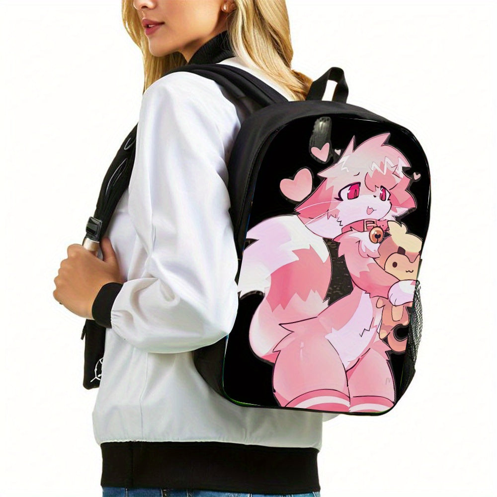 3er-Set Rucksack mit charmanten Kätzchen-Motiven