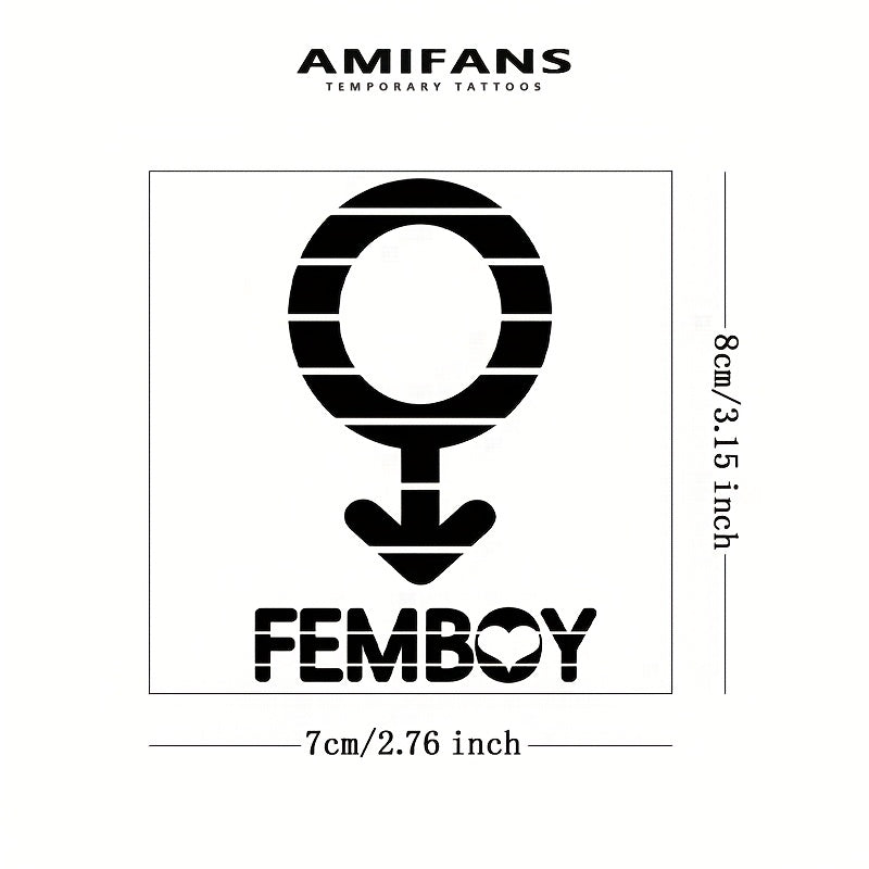 Tattoo mit angesagtem Femboy Symbol