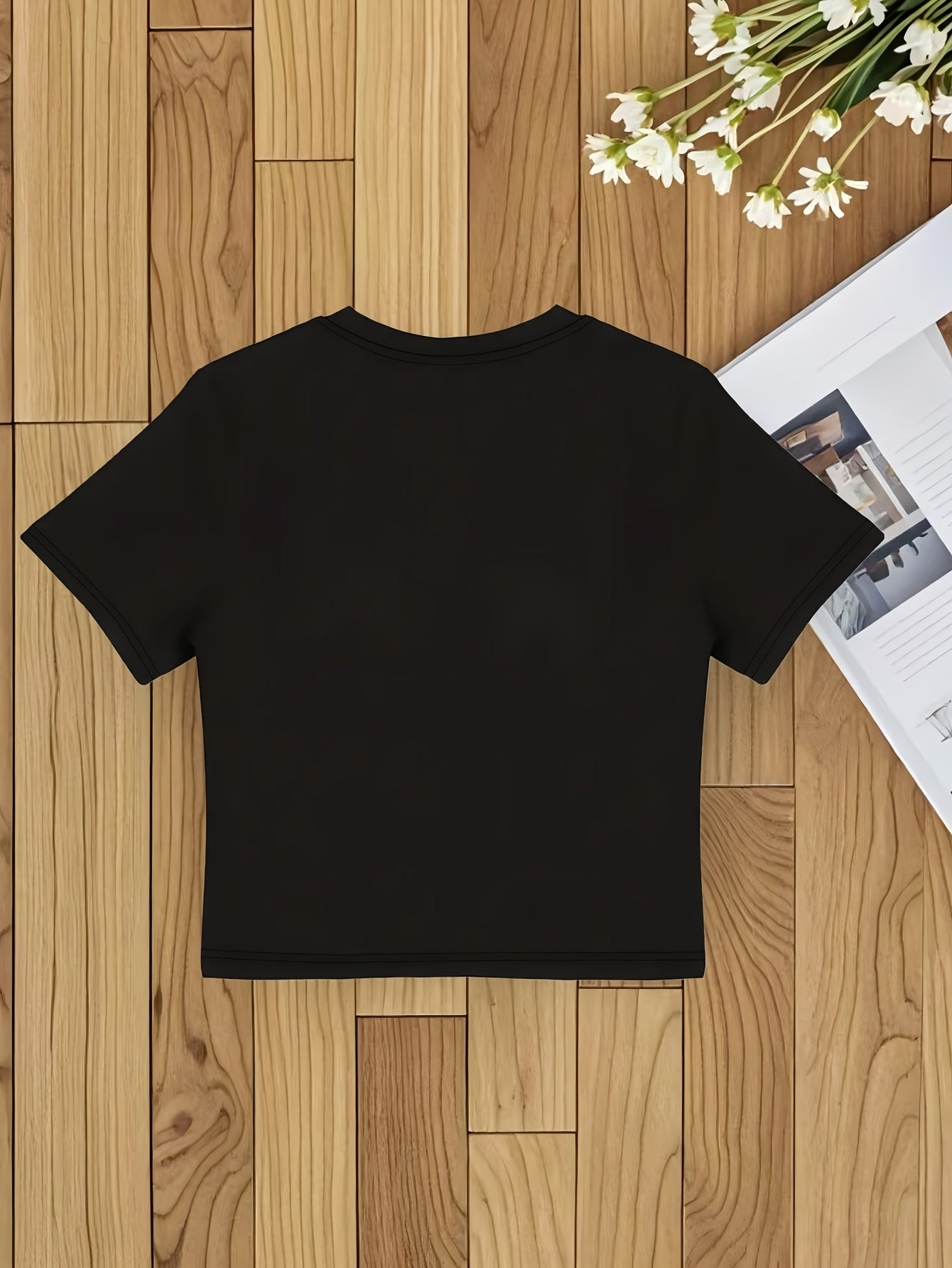 Sexy Bauchfreies T-Shirt