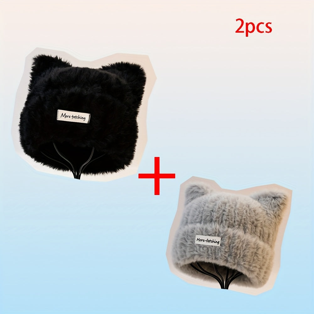 Katzenmütze mit niedlichen Ohren
