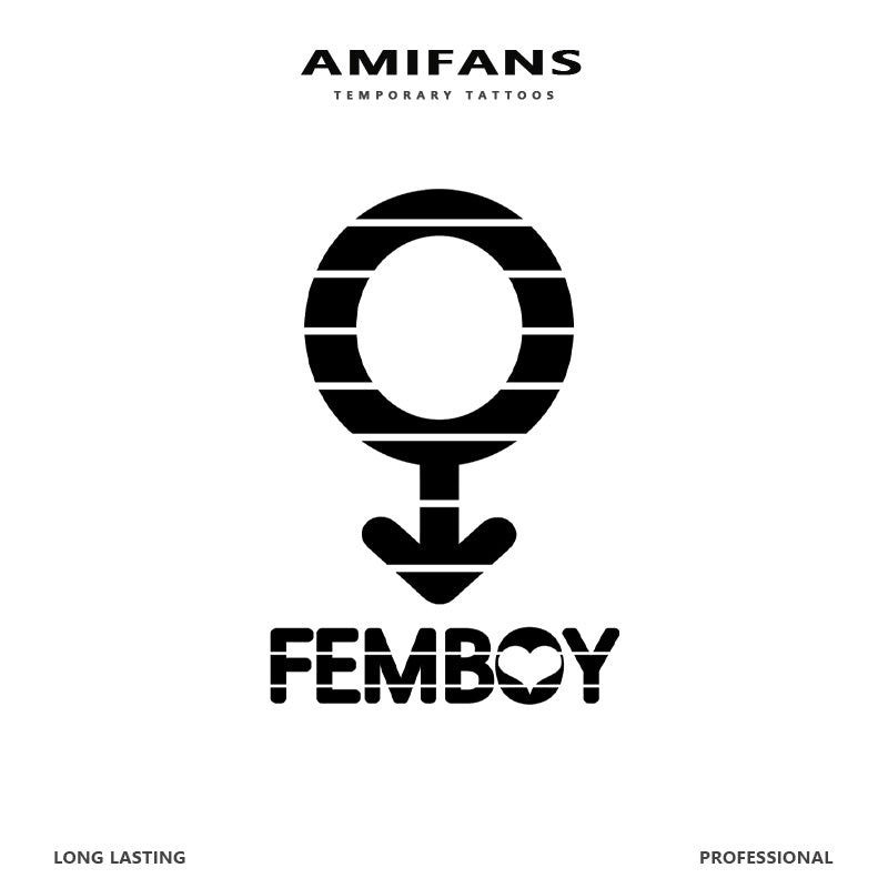 Tattoo mit angesagtem Femboy Symbol