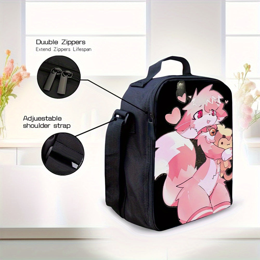 3er-Set Rucksack mit charmanten Kätzchen-Motiven