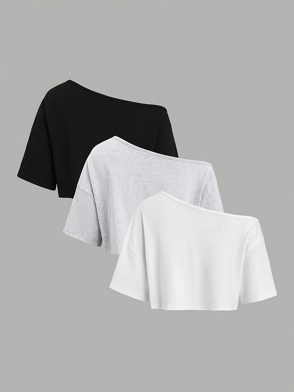 Set aus drei stylischen T-Shirts