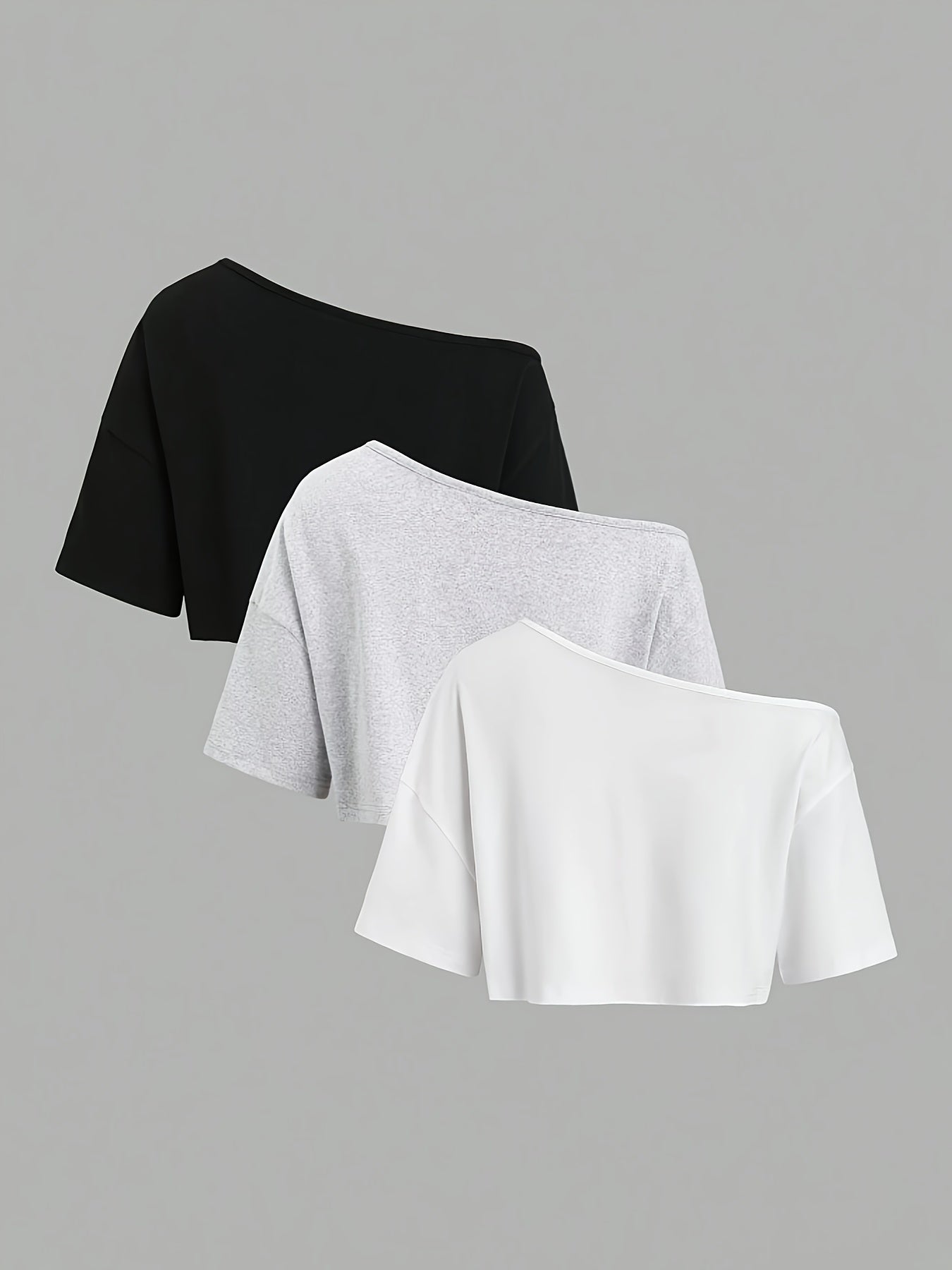 Set aus drei stylischen T-Shirts