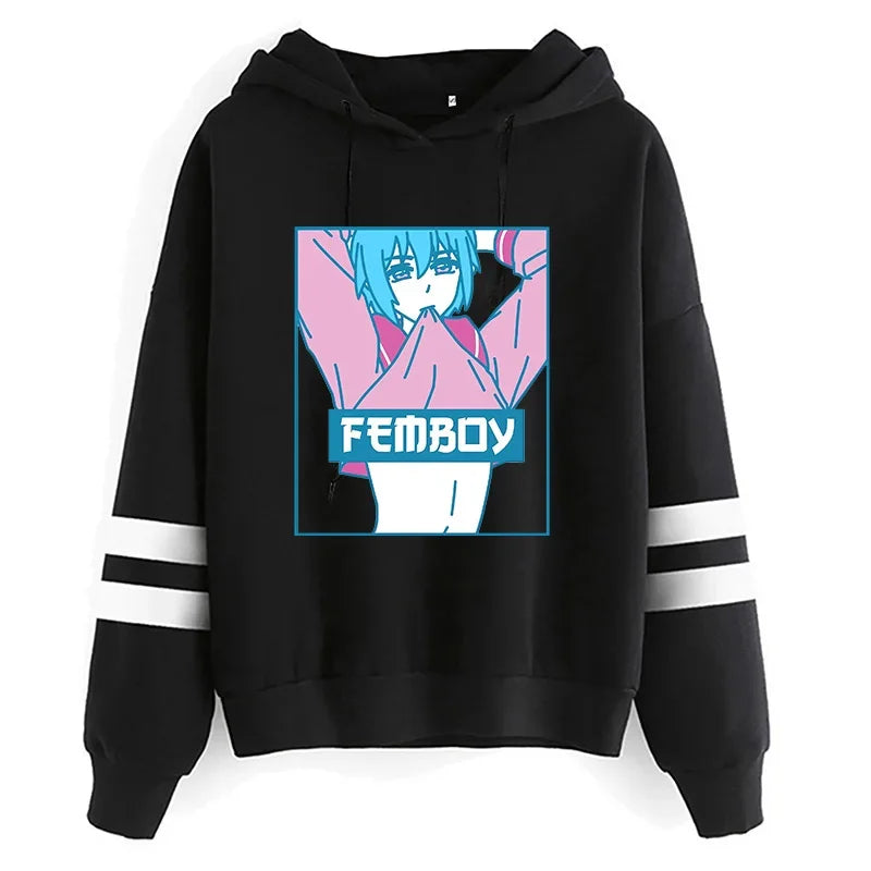 Y2k Hoodies Fashion Femboy Hooters Sweatshirt Femboys Harajuku Hoodie