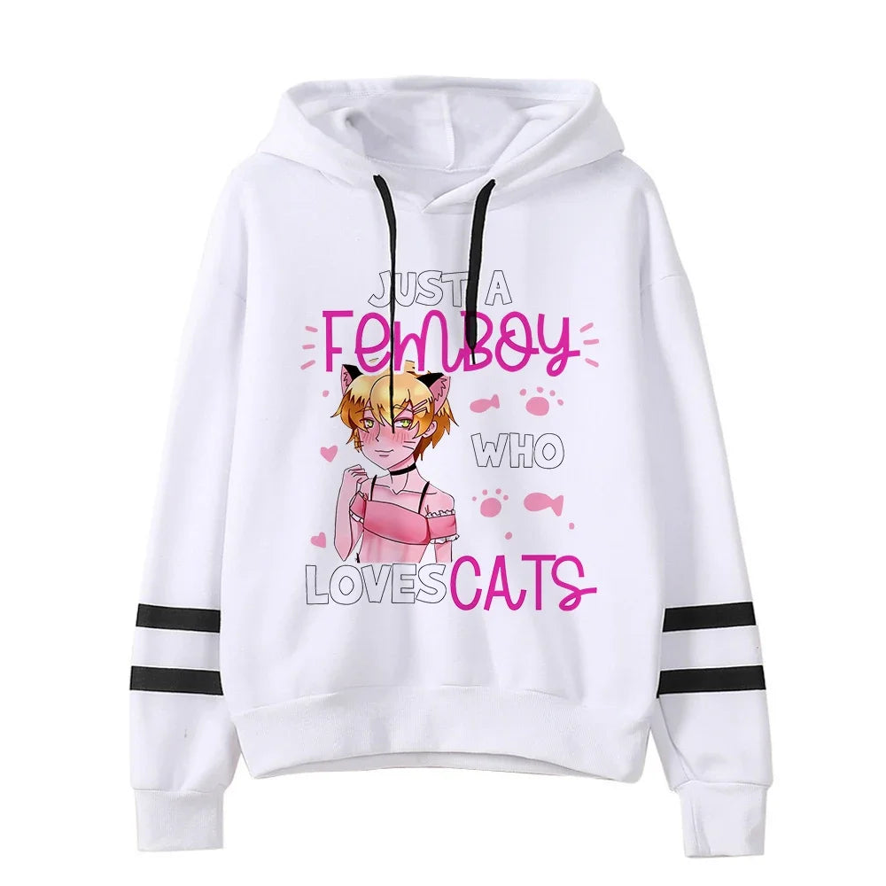 Y2k Hoodies Fashion Femboy Hooters Sweatshirt Femboys Harajuku Hoodie