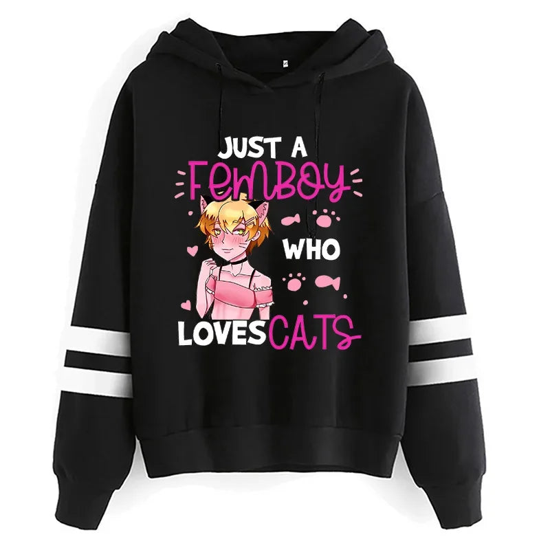 Y2k Hoodies Fashion Femboy Hooters Sweatshirt Femboys Harajuku Hoodie