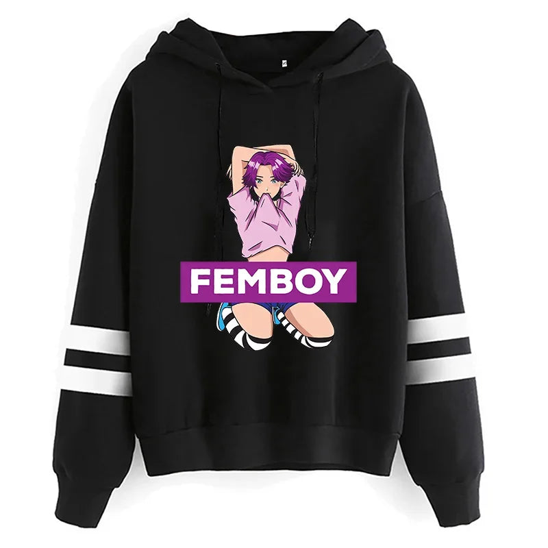 Y2k Hoodies Fashion Femboy Hooters Sweatshirt Femboys Harajuku Hoodie