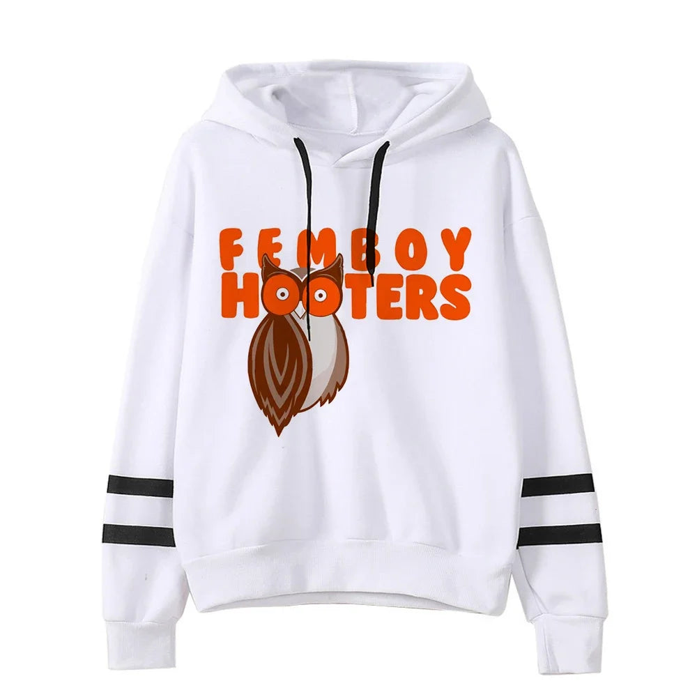 Y2k Hoodies Fashion Femboy Hooters Sweatshirt Femboys Harajuku Hoodie