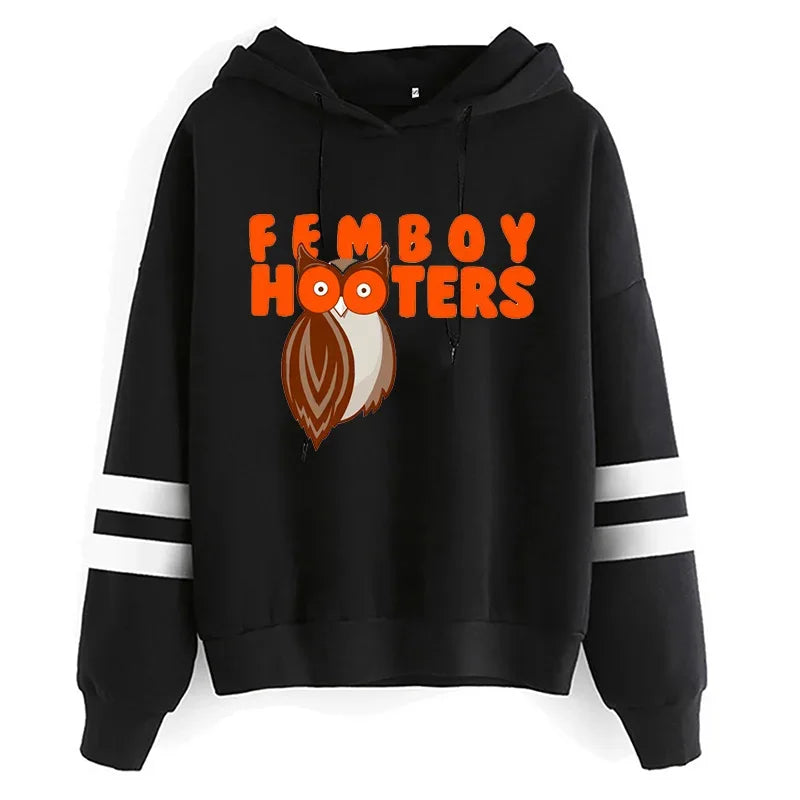 Y2k Hoodies Fashion Femboy Hooters Sweatshirt Femboys Harajuku Hoodie