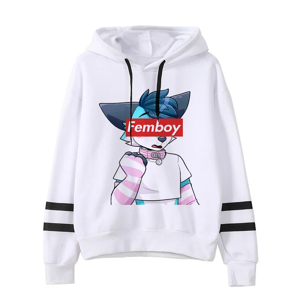 Y2k Hoodies Fashion Femboy Hooters Sweatshirt Femboys Harajuku Hoodie