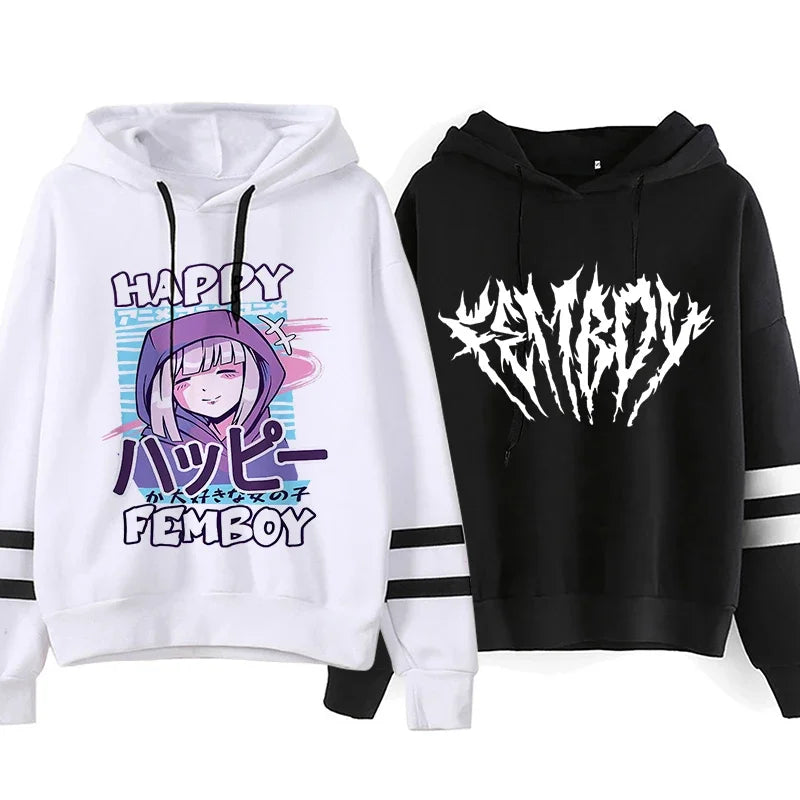 Y2k Hoodies Fashion Femboy Hooters Sweatshirt Femboys Harajuku Hoodie
