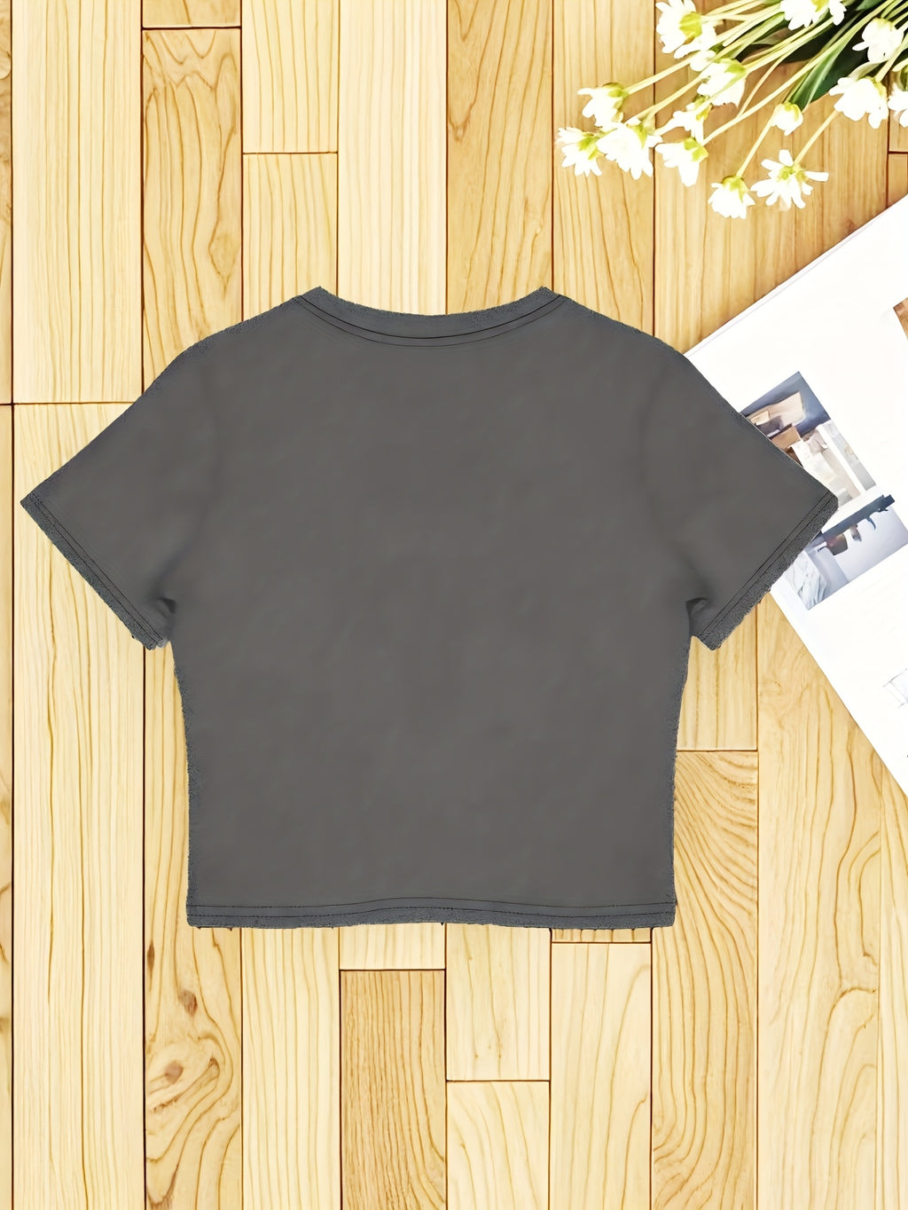 Sexy Bauchfreies T-Shirt