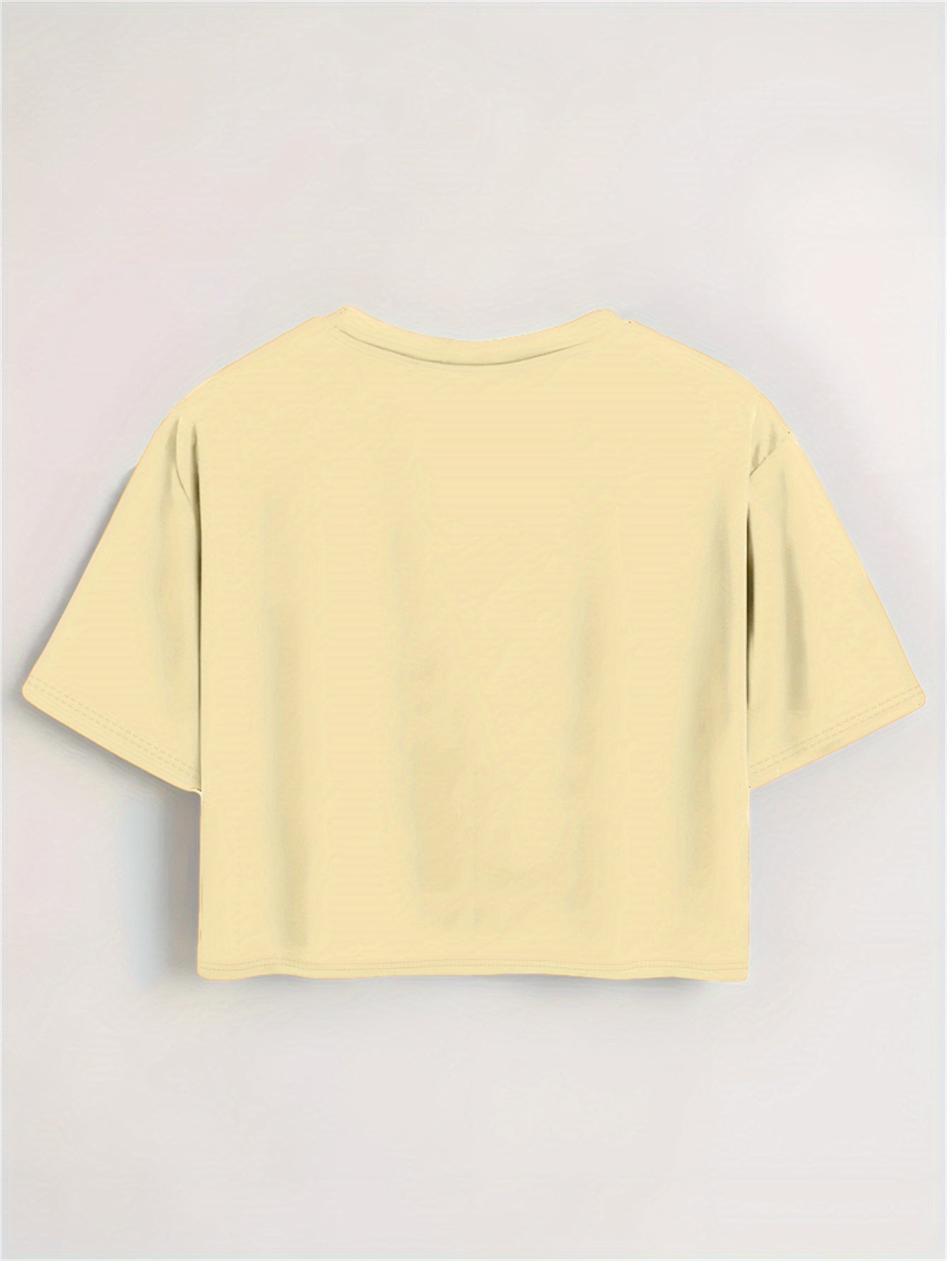 Kurzarm-T-Shirt mit verspieltem Pfotenabdruck